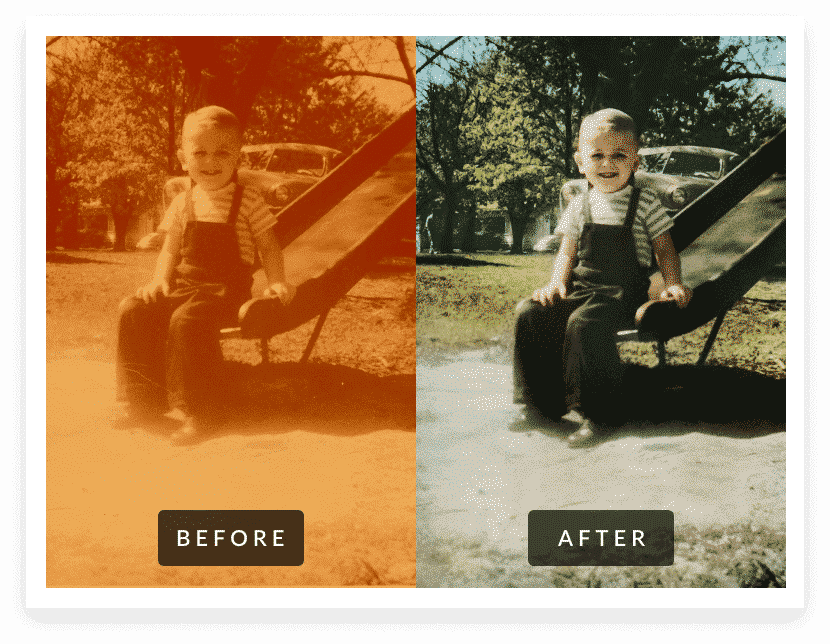 restore an old photo